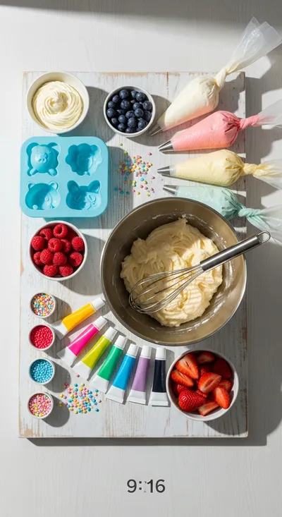 Adorable Bento Cakes Recipe - cooking process