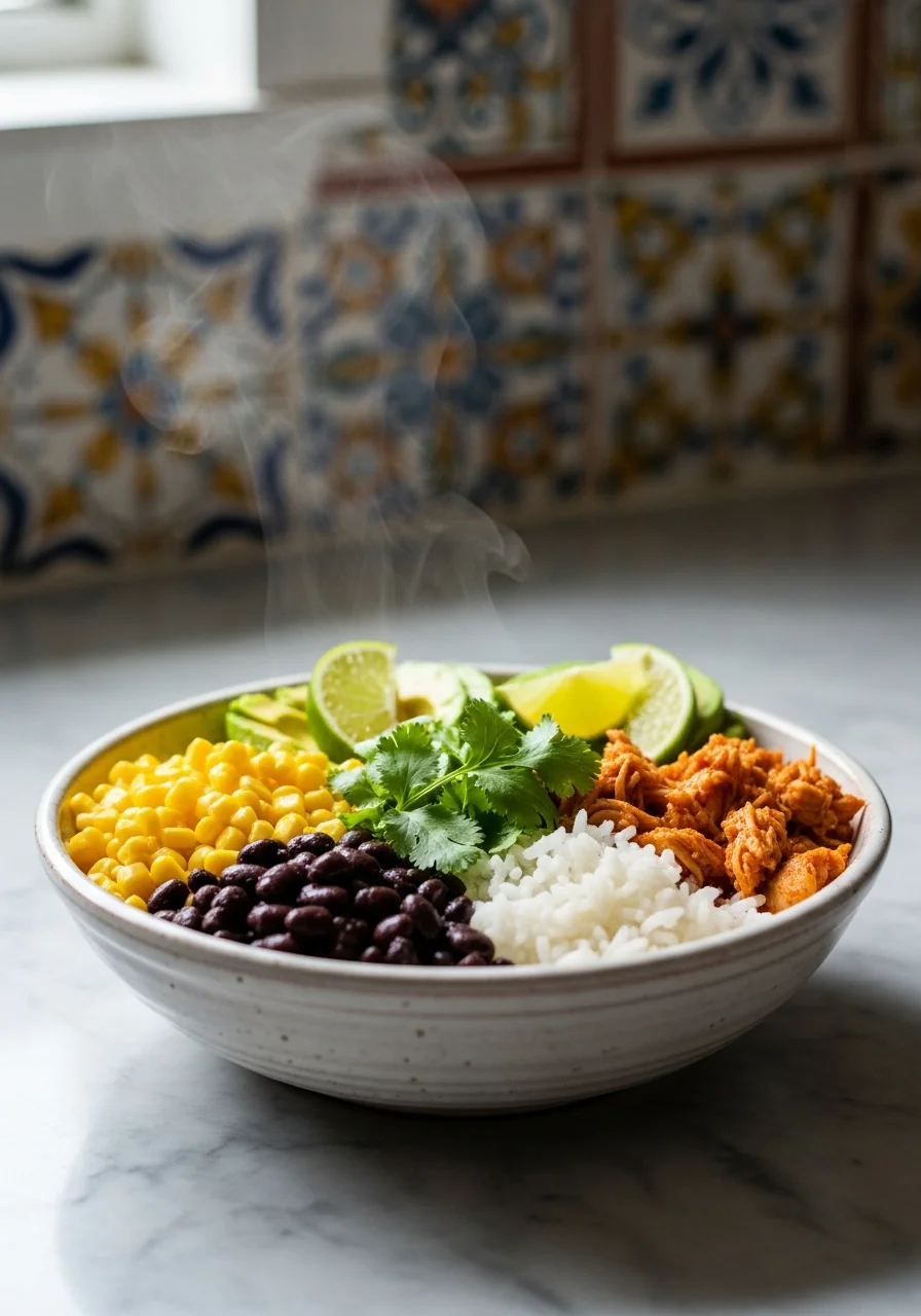 Chicken Burrito Bowl (Slow Cooker)