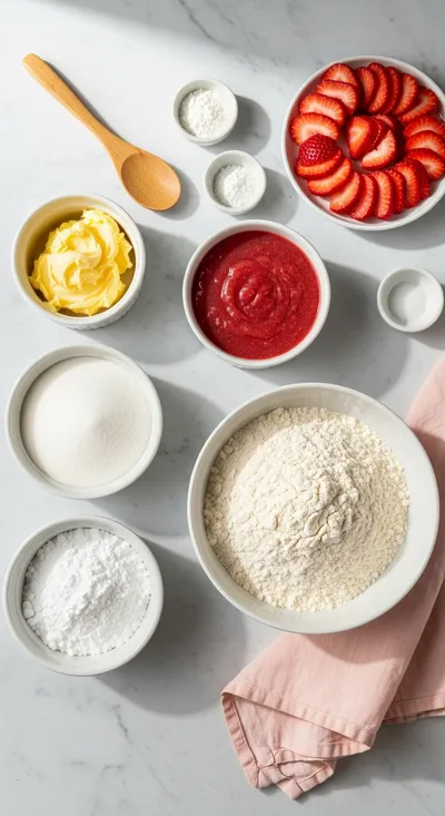 Strawberry Sugar Cookies – Soft Chewy Treat - cooking process