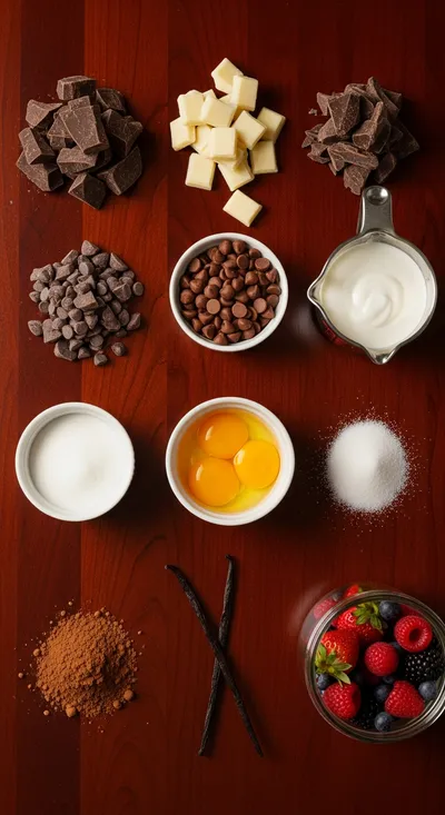 Triple Chocolate Mousse Cake - cooking process